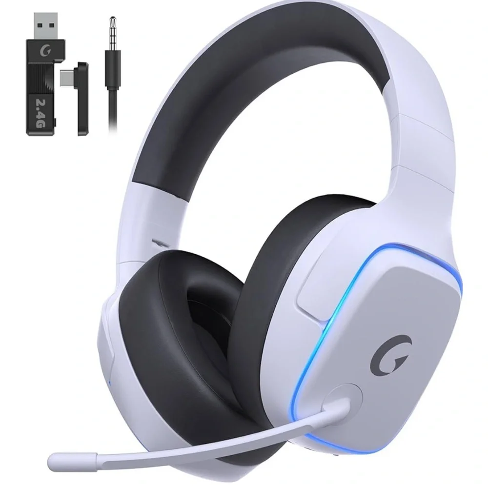 Perfect PS5/PS4/PC Headset Surround Sound White New 70H Battery and more